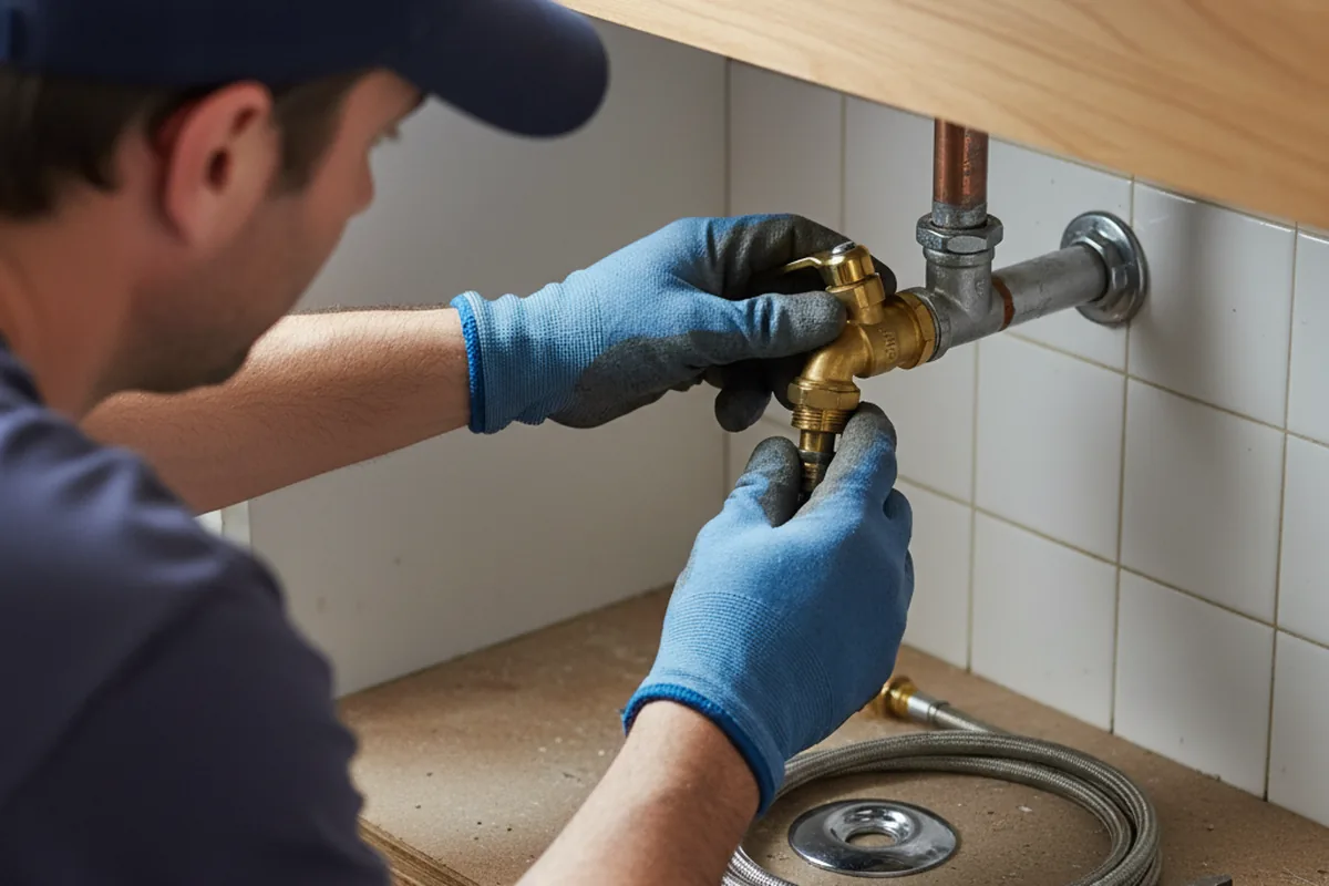 Shutoff valve and fitting work during Repiping in Gig Harbor